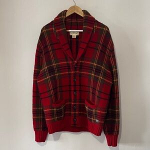 Denim & Supply Ralph Lauren Red Plaid Cardigan
